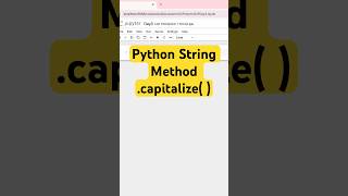 Python String Function Series🐍day3python coding [upl. by Fernande]