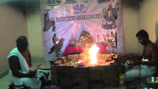 Mahavidya Chinnamasta Homam Part 2 Vedicfolkscom [upl. by Ledua487]