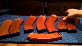 BAKELITE AK 47 MAGAZINE TYPES [upl. by Nerrat]