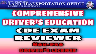 LTO CDE Online Validation Exam Reviewer  Drivers License Renewal [upl. by Andriette]