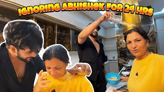 Ignoring Abhishek for 24 hours challenge  prank [upl. by Rehposirhc]