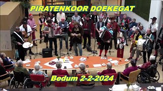 Bedum PIRATENKOOR DOEKEGAT 222024 [upl. by Eikin491]