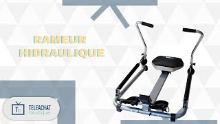 RAMEUR HIDRAULIQUE PLIABLE FITNESS 12 NIVEAUX DE RÉSISTANCE [upl. by Ansilma]