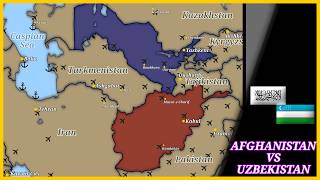 Tal1bans VS Uzbekistan  Alternate Mapping War [upl. by Baudoin]