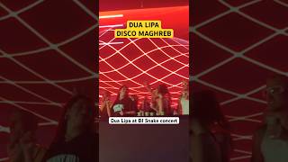 Dua Lipas Disco Maghreb dance at DJ Snake concert dualipa djsnake sunnyhillfestival [upl. by Ramat749]