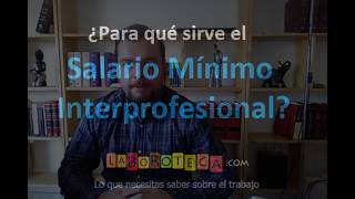 Importancia del aumento del Salario Mínimo Interprofesional [upl. by Georgine]