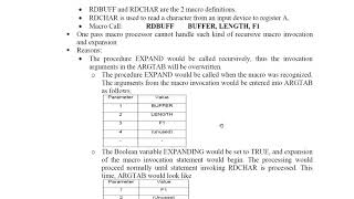 Module 5  Macro Processor Design Options [upl. by Yrkcaz677]