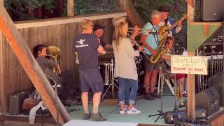 Nancy Coulson Bartke Tuba Asleep in the Deep wCoulson Family Jazz Band and Guests [upl. by Candra163]