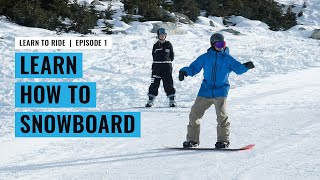 A Beginner Snowboarders Guide  Learn To Snowboard with Rio  EP 1 [upl. by Duff]