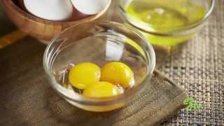 Separating Egg Yolks With A Water Bottle [upl. by Robinia]