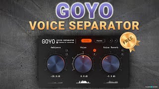 FREE Separates voice from music or ambient noise 💥  GOYO Plugin [upl. by Gawen]