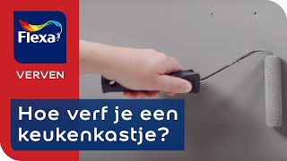 Keukenkastjes verven Uitgelegd in 4 stappen  Flexa verf [upl. by Posner]