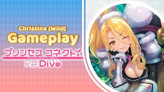 Christina Wild  Gameplay Battle Arena  Princess Connect ReDive [upl. by Dosi]