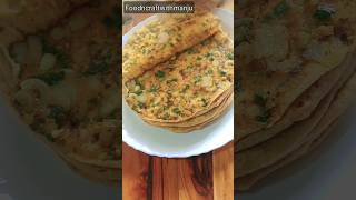 Kabhi banaya hai apne pyazkaparatha springonionparatha shorts recipe viral cooking trending [upl. by Studdard]