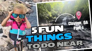 Ep 10 5 Family Adventures near Clayton GA Part 1 Minnehaha Falls and Bull Sluice [upl. by Adnulahs]