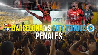 Penales Barcelona VS Montevideo City Torque desde las Gradas  Sur Oscura  copa libertadores [upl. by Shane736]