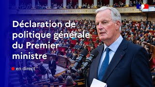 Déclaration de politique générale du Premier ministre à lAssemblée nationale [upl. by Whitson]