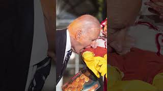 Biden 81 bites baby dressed as chicken during WH Halloween event shorts [upl. by Quint]