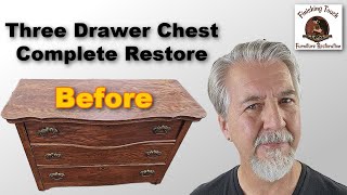 Transforming An Old Oak Chest With A Stunning Restoration [upl. by Naoma233]