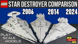 Every LEGO Star Destroyer COMPARISON Star Wars 6211 75055 75394 [upl. by Burris]