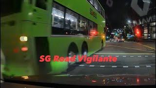 2may2024 victoria street GoAhead Singapore Bus number 106 fail to conform to red light signal [upl. by Cherice]