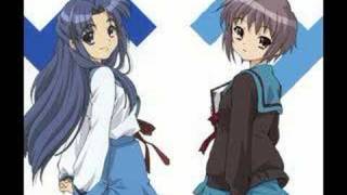 Hare Hare Yukai version Ryouko Asakura and Nagato Yuki [upl. by Nauh]