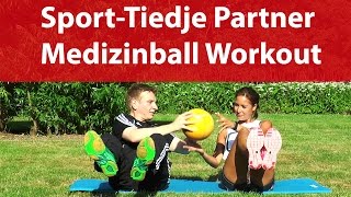 PartnerWorkout mit dem Medizinball Technik und Ausführung [upl. by Moriyama]