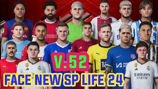 PES 2021 FACE NEW SPFL24 amp SPFL23 V52 Season 2024 [upl. by Odrahcir]