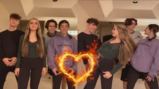 Charli Damelio Chase Hudson Addison Rae and Bryce Halls Tiktok video together❤❤ [upl. by Duffie45]