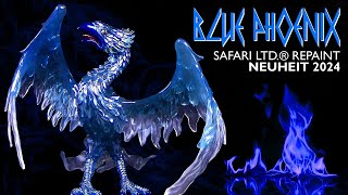 Safari Ltd ® Blauer Phönix  Blue Phoenix New 2024 Repaint  Mythical Realms  Unboxing [upl. by Colton]