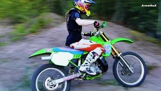 Two Stroke All Day long Braaps KX500 [upl. by Wurtz]