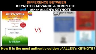 Allens Keynotes materia medica  Difference between Keynotes Advance Complete amp other Allens Keynote [upl. by Ahcarb438]