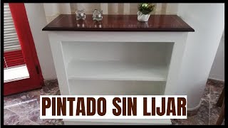 MUEBLE PINTADO SIN LIJAR Y CON SPRAY I CON TUS MANOS DECORA [upl. by Munroe]