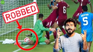 India Robbed vs Qatar in 21 Loss  World Cup Dreams Broken [upl. by Michail]