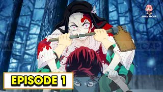 Demon Slayer Season 1 Episode 1 English Dub Full HD  Anime Recap [upl. by Pollack806]