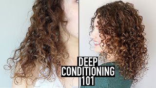 How to Deep Condition Curly Hair for Beginners [upl. by Ailecra]