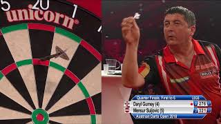 Austrian Darts Open 2018  QuarterFinals  Daryl Gurney v Mensur Suljovic [upl. by Mayor]