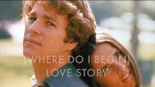 LOVE STORY Where Do I Begin  Andy Williams Lyrics [upl. by Eihtak]