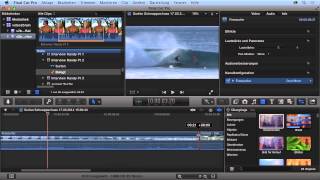 Neu in Final Cut Pro X 101 Tutorial Übergänge erstellen video2braincom [upl. by Etterb550]