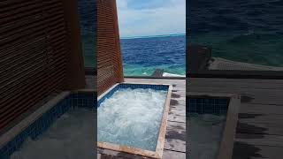 cinnamon velifushi maldives sunset water bungalow with jacuzzi 2024 maldives [upl. by Novahc]