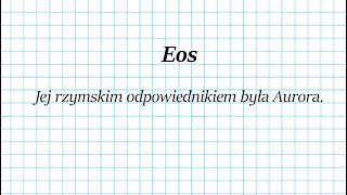 BOGOWIE ŚWIATŁA I POWIETRZA — Eos [upl. by Dragon]