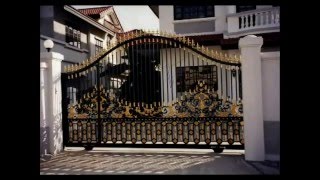 Iron Gates Ornamental Custom Design Artistic Estate Main [upl. by Wrigley165]