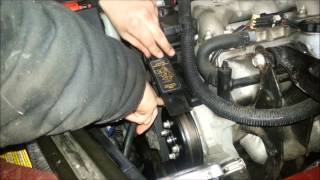 serpentine belt install 31 34 v6 [upl. by Netsrejk648]