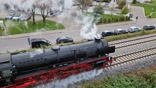 01 1104 mit Sonderzug nach Lindau in Immenstadt [upl. by Cherilynn254]