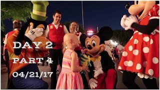 Surrounded by characters on Main Street  Disneyland vlog 21 [upl. by Anehsak339]