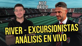 RIVER VS EXCURSIONISTAS  ANÁLISIS Y REACCIÓN EN VIVO [upl. by Leblanc]