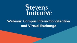 Webinar Campus Internationalization and Virtual Exchange [upl. by Attenauq]