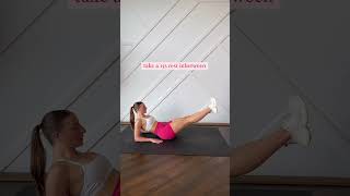 QUICK INTENSE ABS WORKOUT workout [upl. by Vashtee]