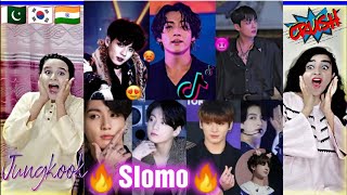 Jungkook Viral Slomo TikTok Compilation  English And Hindi Videos  BTS  Pakistani Reaction [upl. by Vashti]