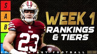 2023 Fantasy Football  Week 1 Running Back Rankings [upl. by Ashlie6]